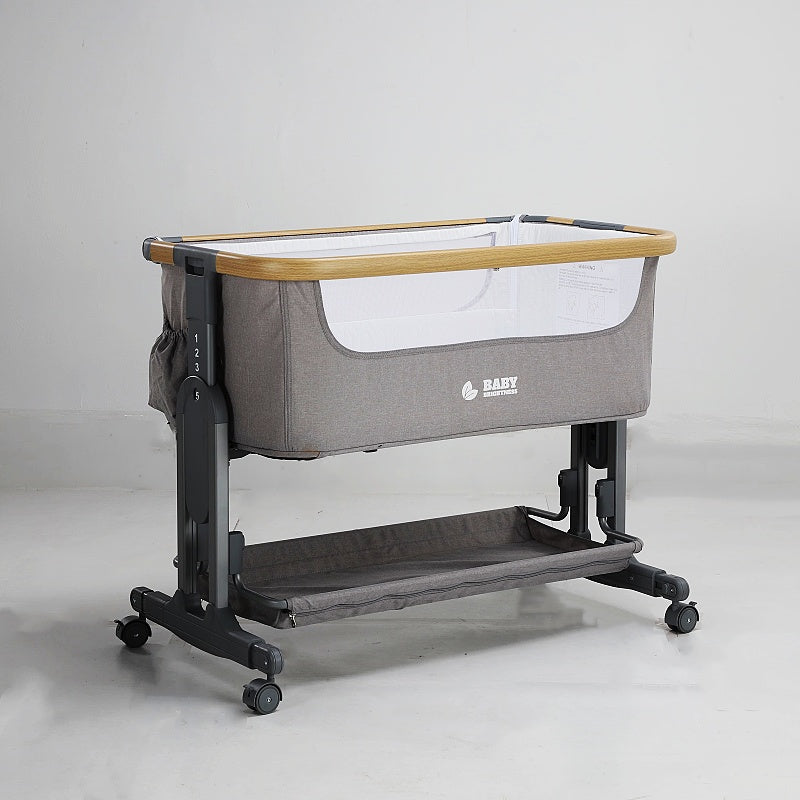 Baby Brightness Co Sleeper Bassinet Grey