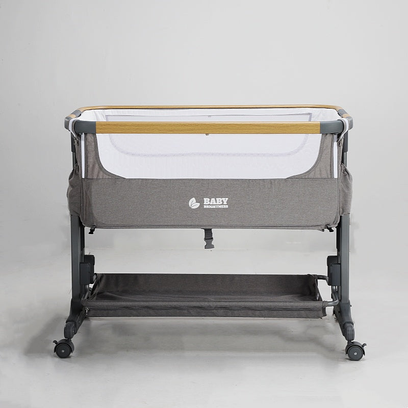 Baby Brightness Co Sleeper Bassinet Grey