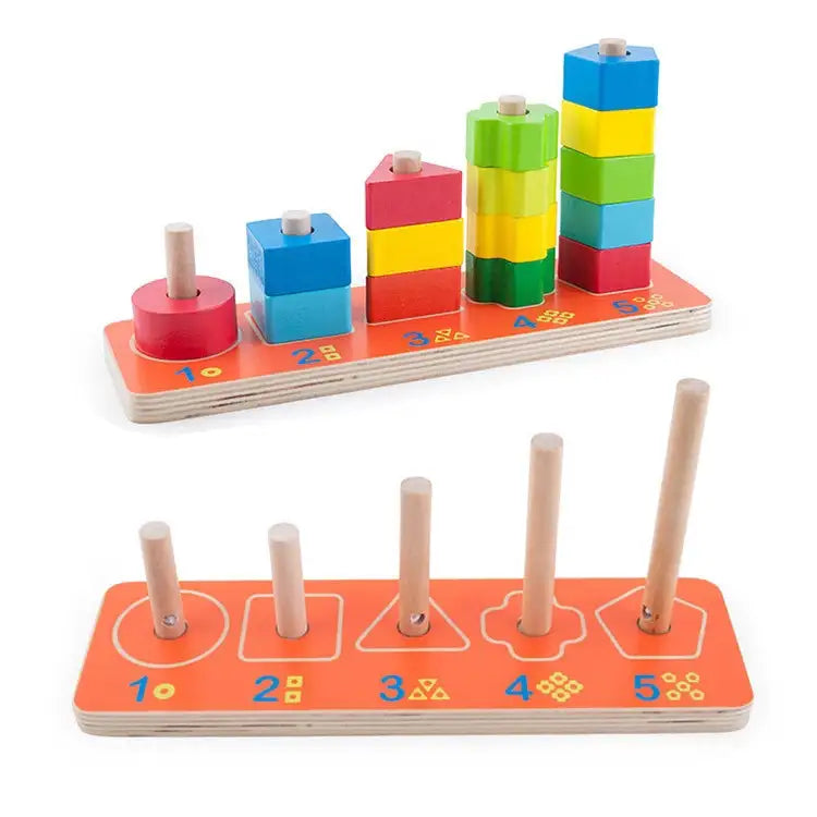 Wooden Stacking Blocks - Babyonline