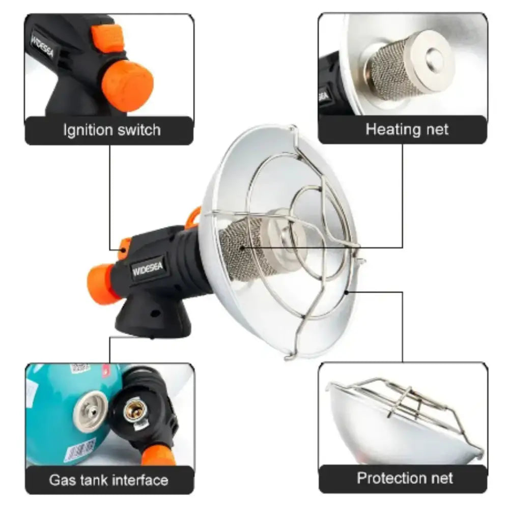 Stainless Steel Camping Heat Lamp