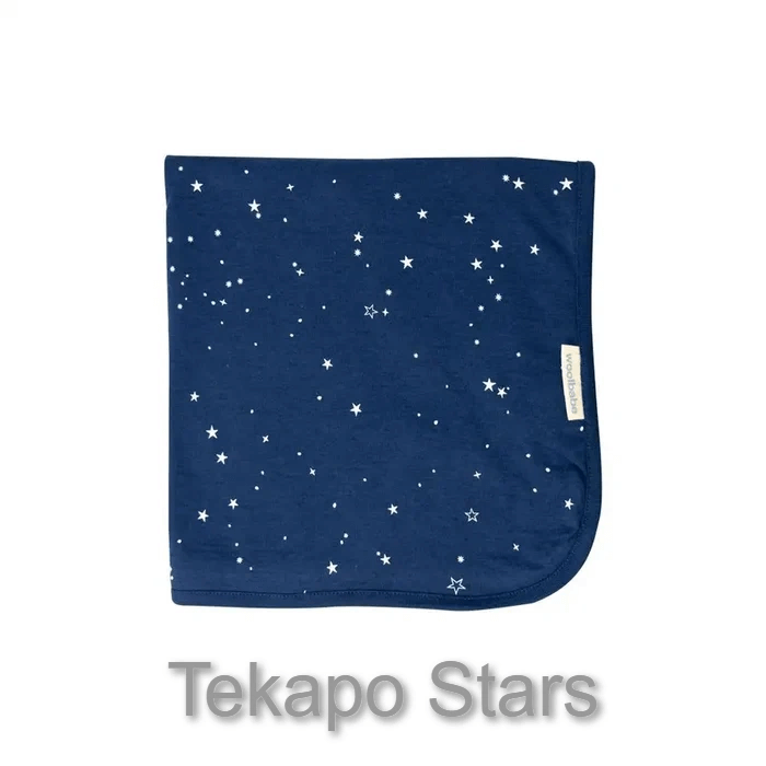 *BUY 1 GET 1 FREE* Woolbabe Merino/Organic Cotton swaddle/blanket STARS