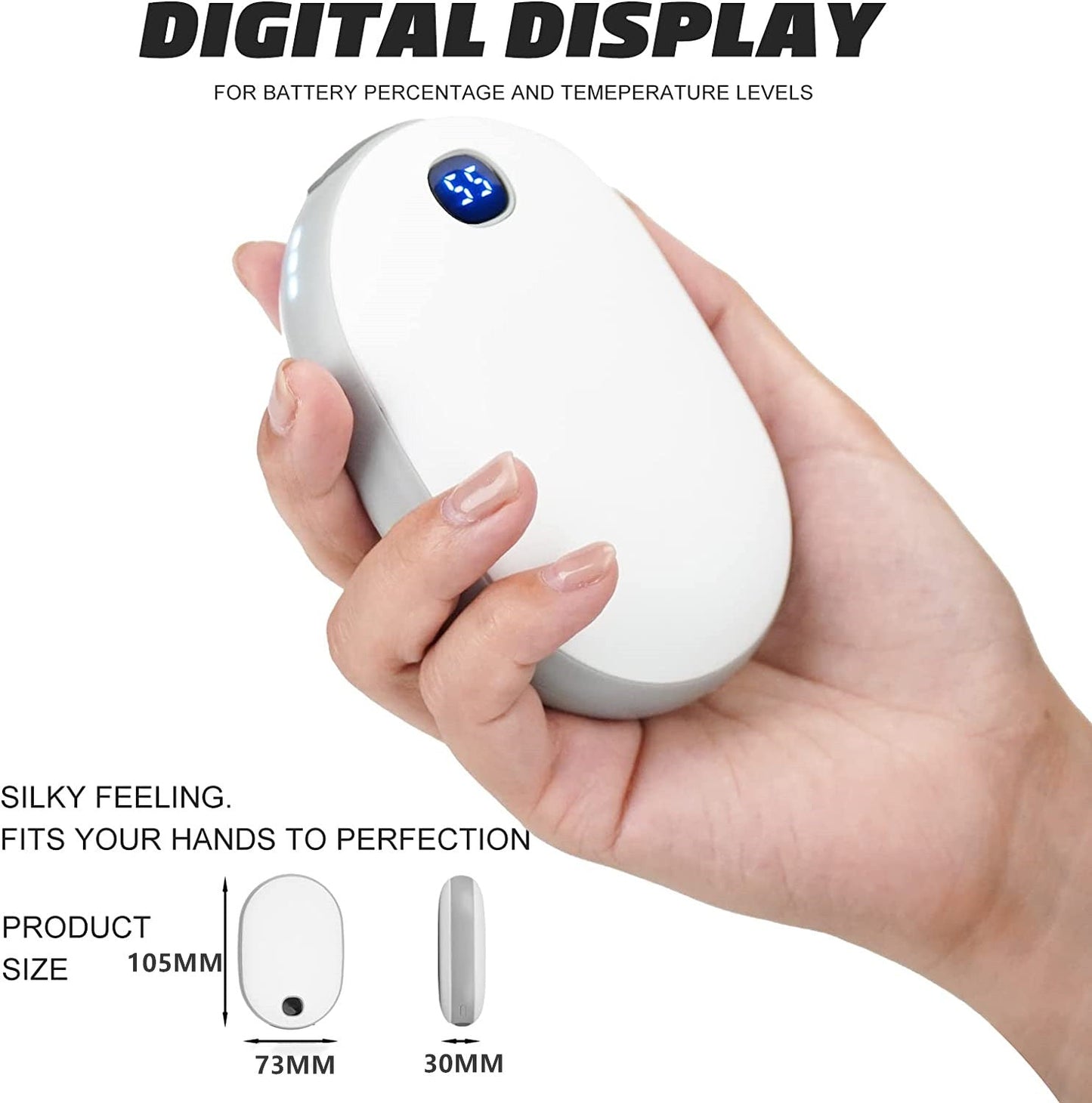 10000mAh Mini Power Bank Hand Warmer Hand Heater
