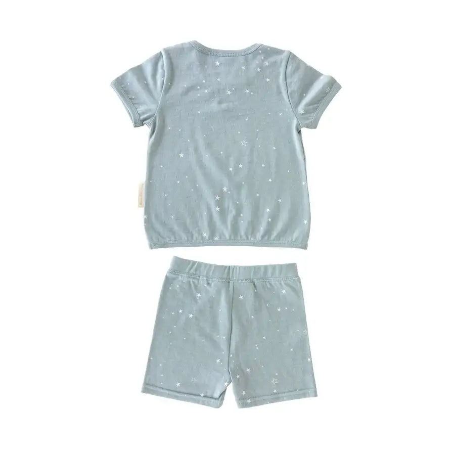Woolbabe Merino/Organic Cotton Summer Pyjamas TIDE STARS - Babyonline