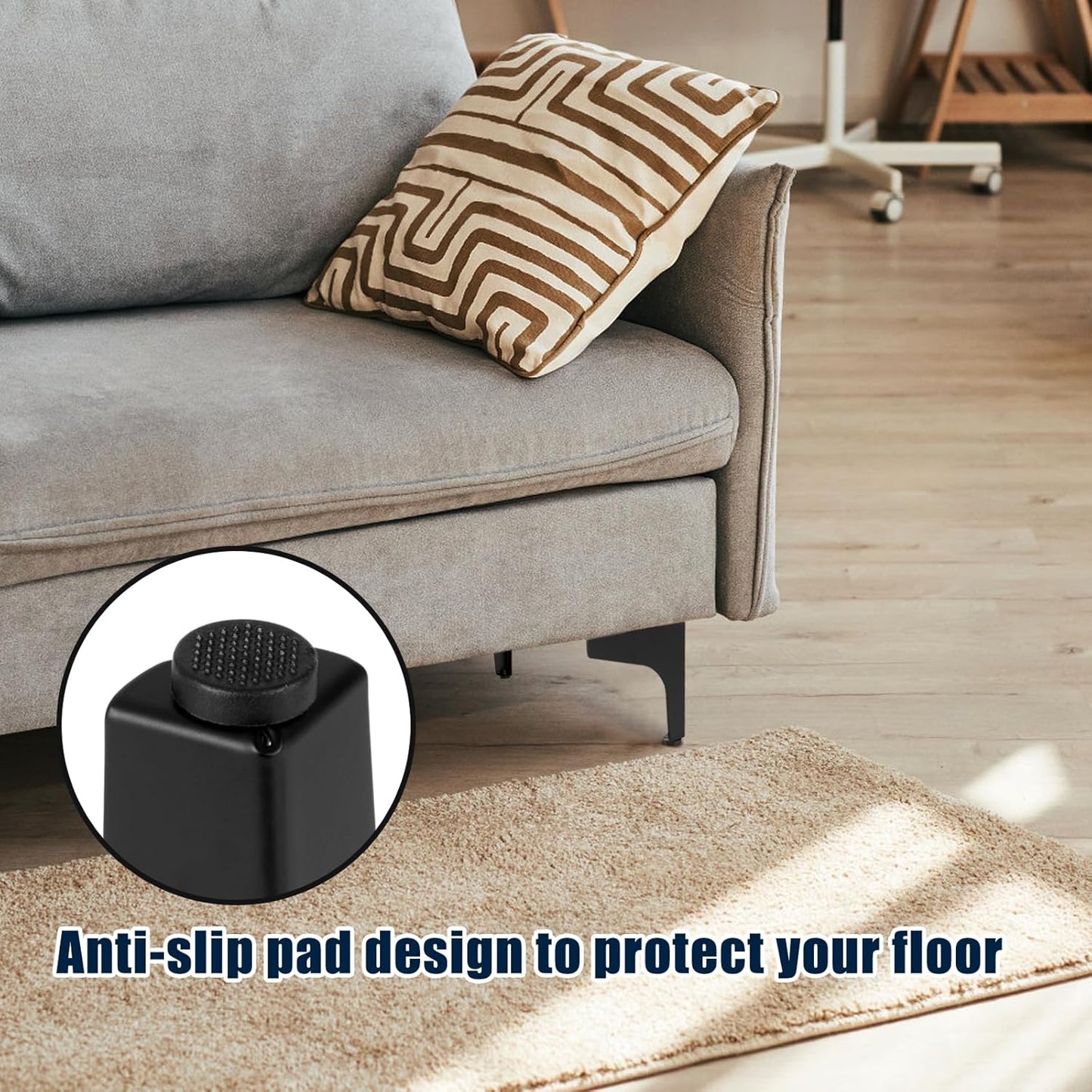 4Pcs Metal Furniture Legs 13cm
