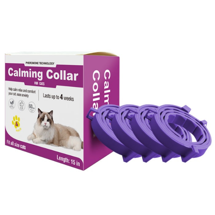 4PCS Calming Pheromone Collars for Cats - salelink.co.nz