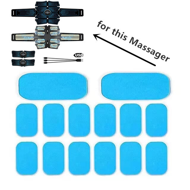 14PCS EMS Toner Massager Pads - salelink.co.nz