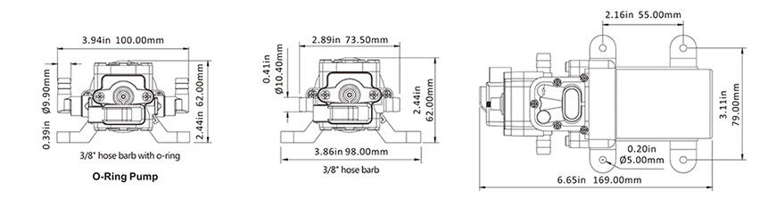 SEAFLO 12V Water Pump Trailer Caravan Camping Boat - salelink.co.nz