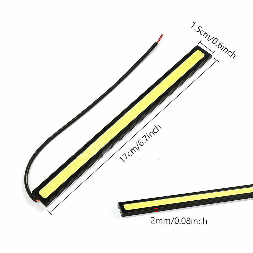 10X 12V White LED Strip Lights Bars Camping Caravan Boat Car COB