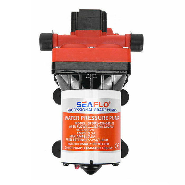 Seaflo 55PSI Pressure 12V Water Pump 11.3LPM For Caravan RV Boat Camper Trailer
