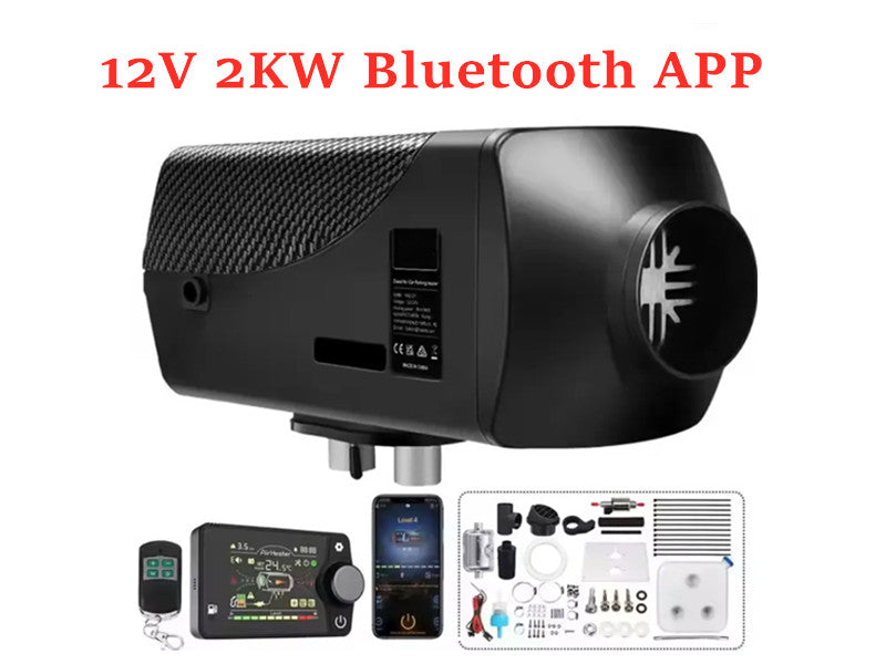 12V 2KW Diesel Air Heater Bluetooth App - salelink.co.nz