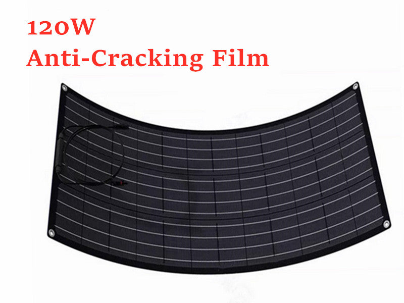 120W Flexible Solar Panel Anti-Cracking Film