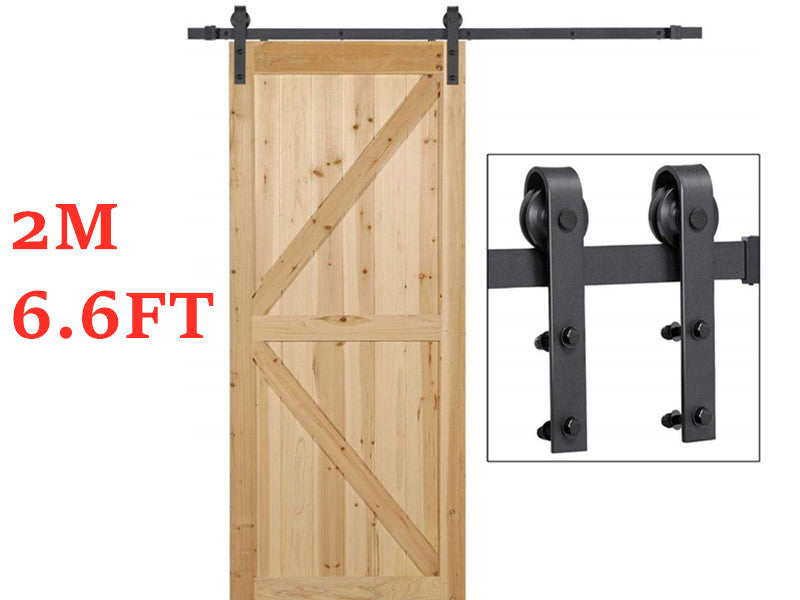 2M Sliding Barn Door Hardware Kit