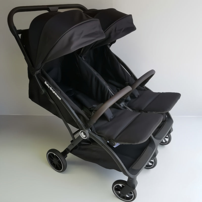 Double Pram – FlexGo Duo double stroller Black