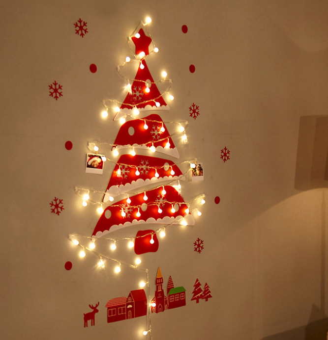 DIY Felt Christmas Tree with Light