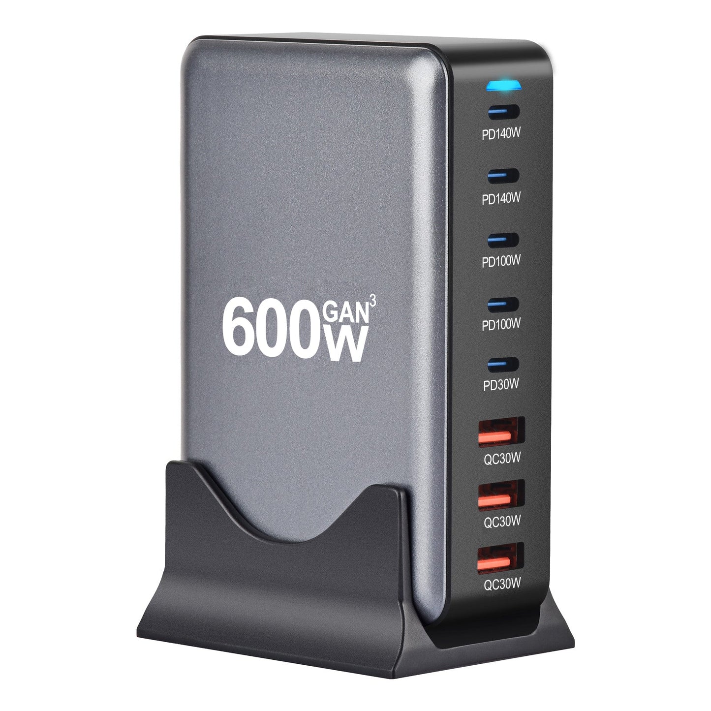 600W Fast Charging Station HUB Wall Charger