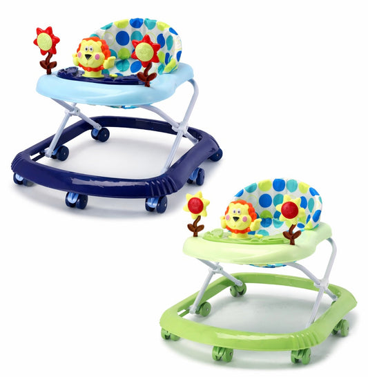 GrowTime Baby Walker – Removable Toy Bar & Compact Folding