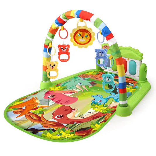 Baby Dino Play Gym & Kick Piano Mat – Multi-Functional Activity Center