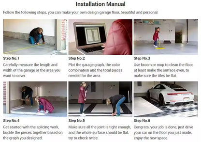 Interlocking Plastic Garage Flooring Tiles