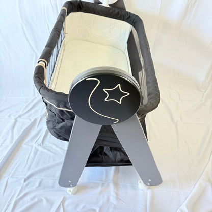 Arête Electric Rocking Cosleeper Bassinet — Black