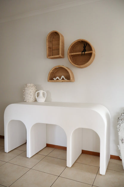 Woven Rattan Wall Shelf - ARCH