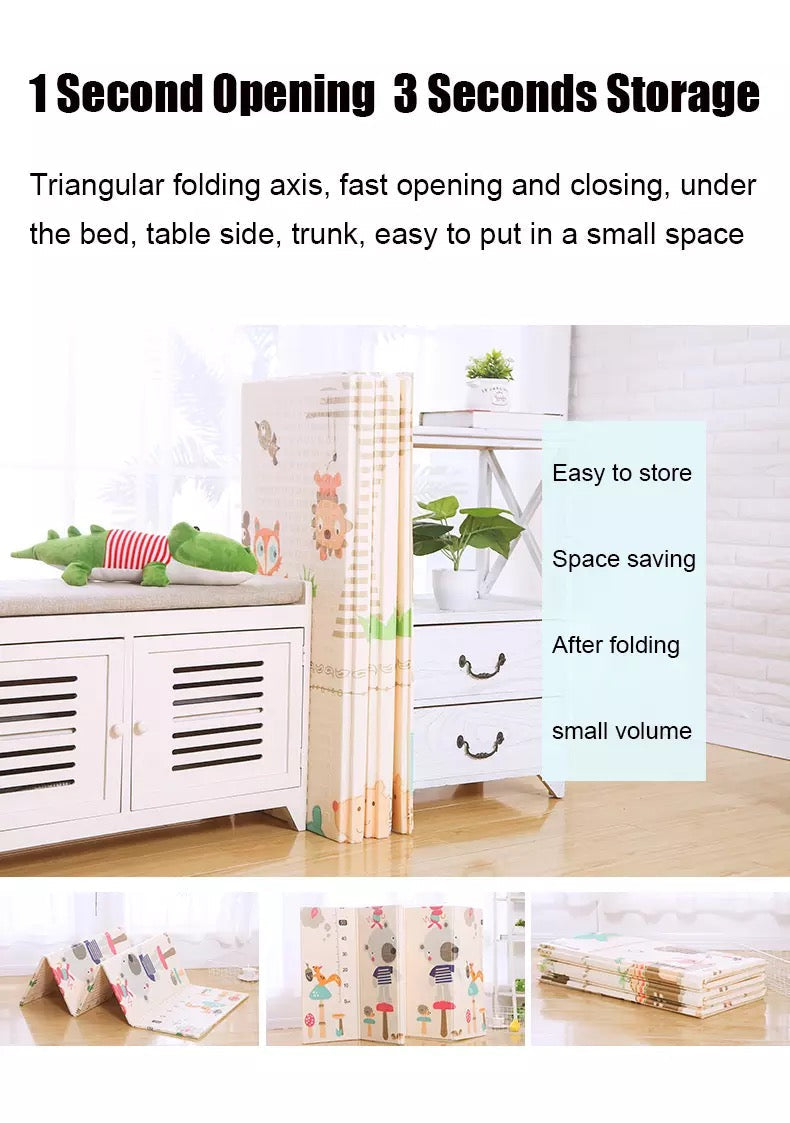 Preorder - Foldable Baby Play & Crawling Mat – Padded and Waterproof