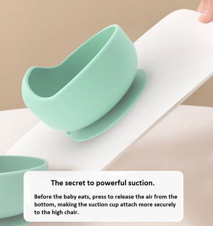 8-Piece Baby Silicone Feeding Set – Warm Sand
