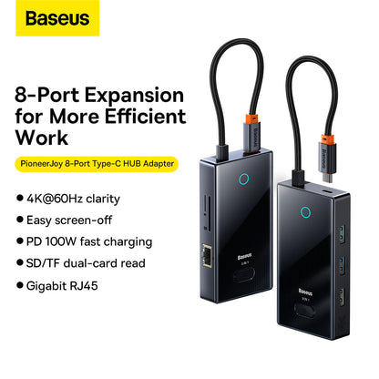Baseus 8-in-1 USB C Hub 4K@60Hz