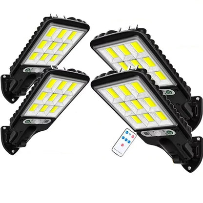 Solar Outdoor Lights, 3-Mode 200-COB Motion Sensor Security Lamps for Garden, Patio & Yard