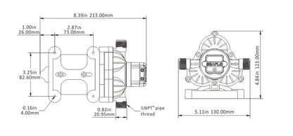 12V Seaflo Diaphragm Water Pump