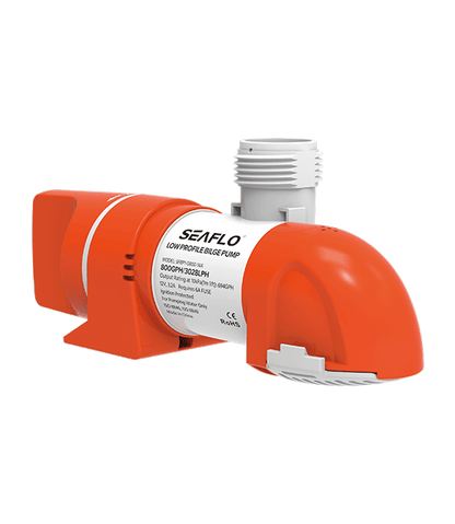 SEAFLO 1100GPH Bilge Pump Automatic Boat Marine Water Pump Low Profile 12V