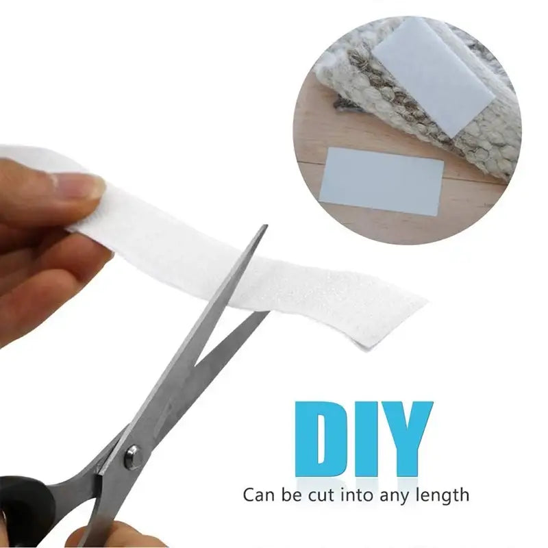 1–25M Self-Adhesive Hook & Loop Tape Fastener