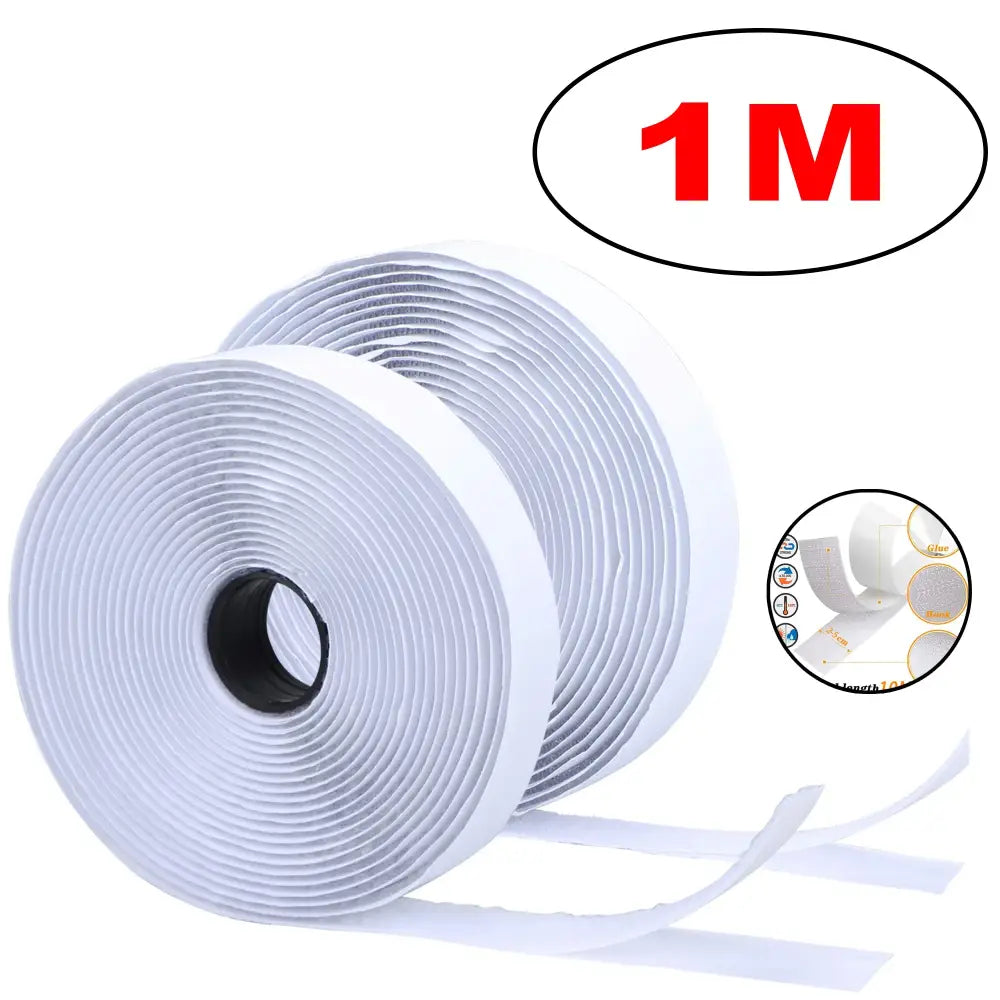 1–25M Self-Adhesive Hook & Loop Tape Fastener