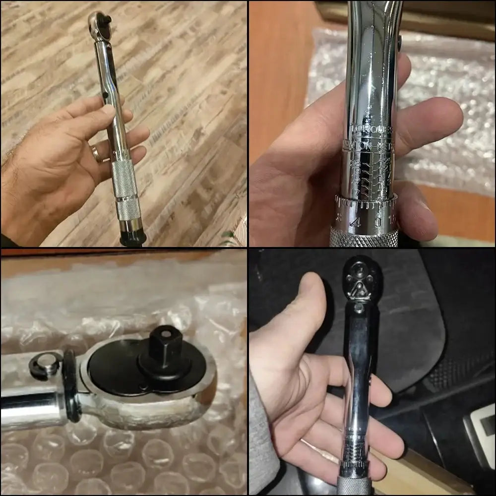 1/4″ Adjustable Torque Wrench 5–25 N·m with 3/8″ Adapter