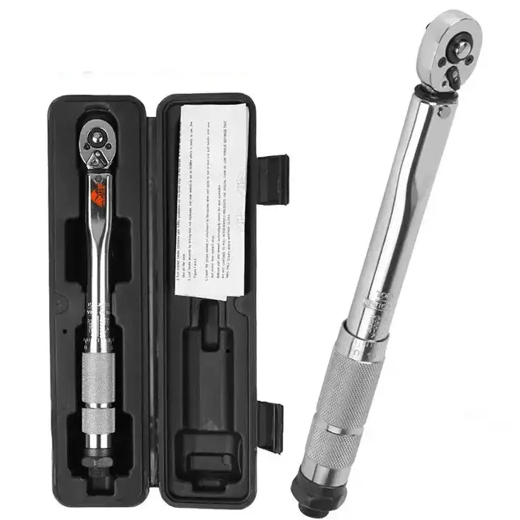 1/4″ Adjustable Torque Wrench 5–25 N·m with 3/8″ Adapter