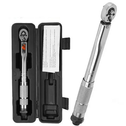1/4″ Adjustable Torque Wrench 5–25 N·m with 3/8″ Adapter