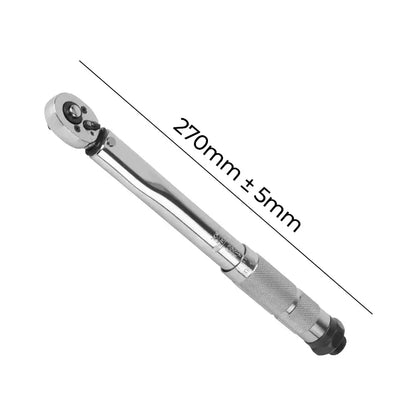 1/4″ Adjustable Torque Wrench 5–25 N·m with 3/8″ Adapter