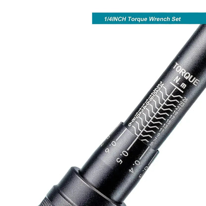 1/4″ Bike Torque Wrench Set (5–25 Nm)