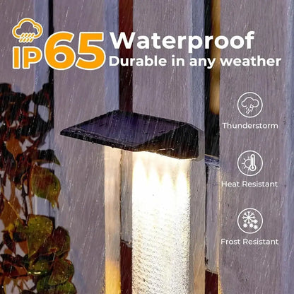 Waterproof Solar Wall Lights for Outdoor Home & Garden (1–4PCS)