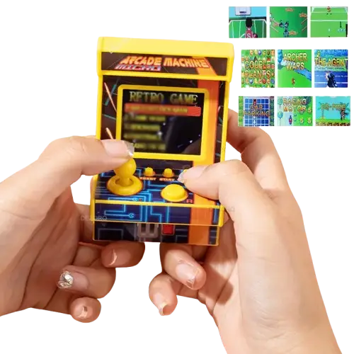 1.8" Mini Handheld Game Console – 152 Retro Games, Kids Gift