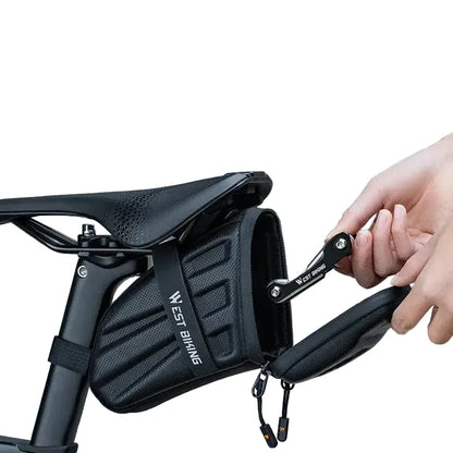 1.8L EVA Hard Shell Waterproof Saddle Bag