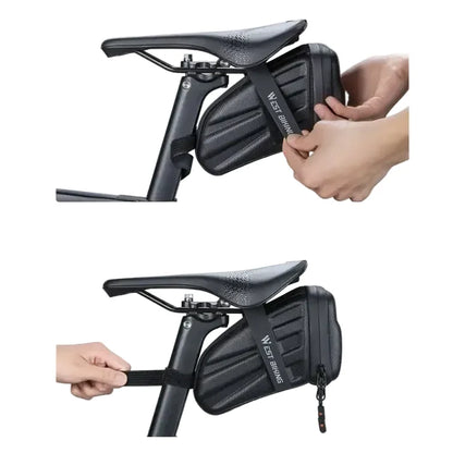 1.8L EVA Hard Shell Waterproof Saddle Bag