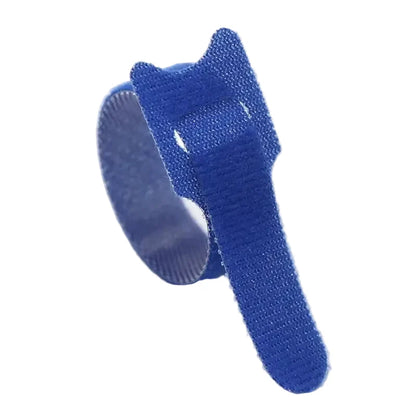 10–1000PCS Nylon T-Type Hook & Loop Cable Ties 12x200mm Reusable Adjustable Wire Organizers