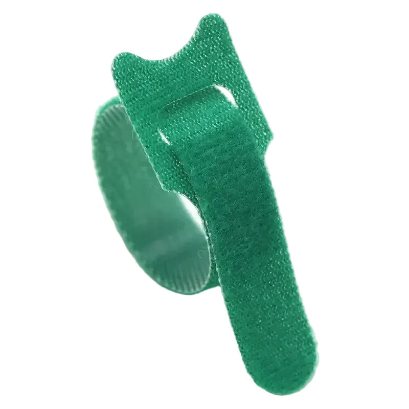 10–1000PCS Nylon T-Type Hook & Loop Cable Ties 12x200mm Reusable Adjustable Wire Organizers