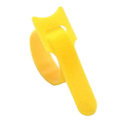 10–1000PCS Nylon T-Type Hook & Loop Cable Ties 12x200mm Reusable Adjustable Wire Organizers