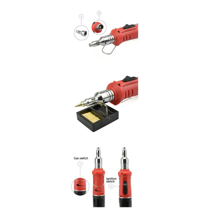 Gas Soldering Iron Set