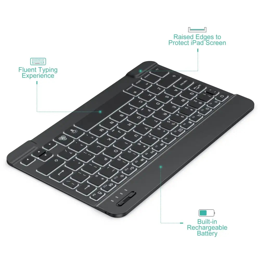 Backlit Bluetooth Keyboard & Mouse Set for iOS, Android & Windows Devices