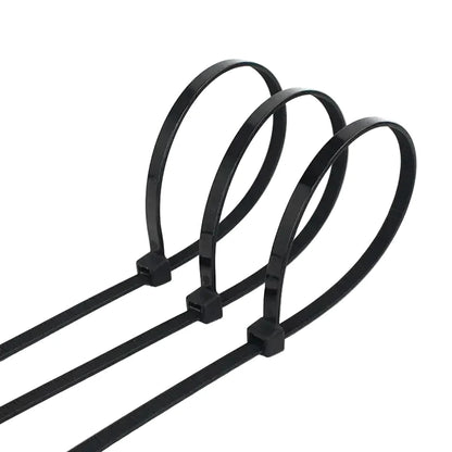 100PCS Self-Locking Nylon Cable Ties Black