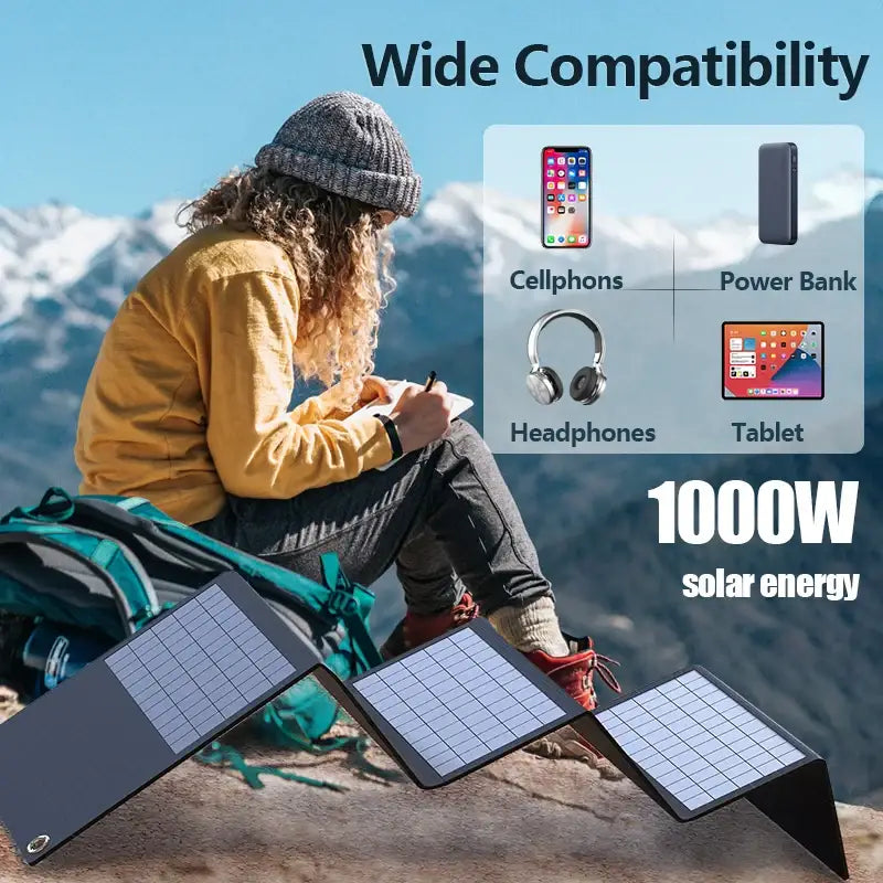 1000W Outdoor Solar Panel Power Supply