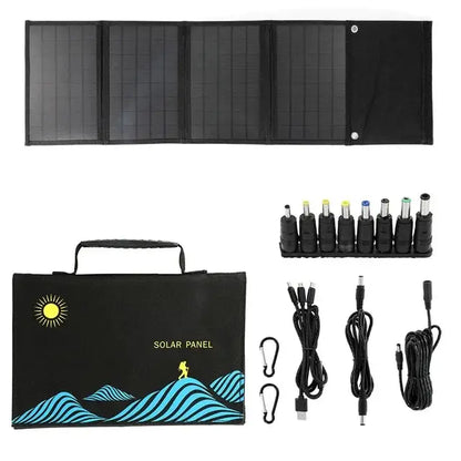 1000W Foldable Solar Charger Bag with USB & DC Output