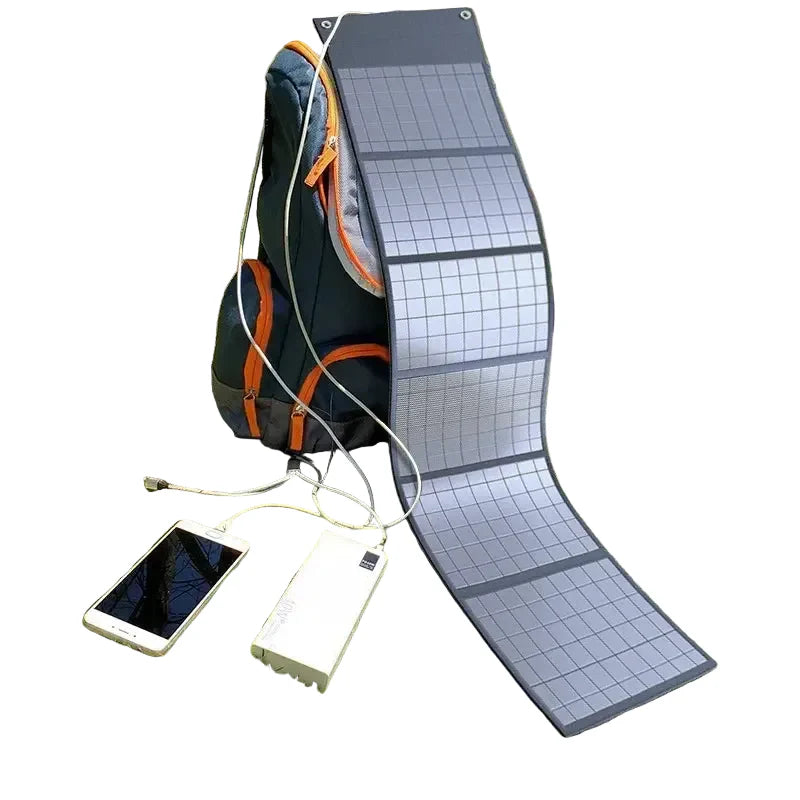 1000W Foldable Solar Charger Bag with USB & DC Output